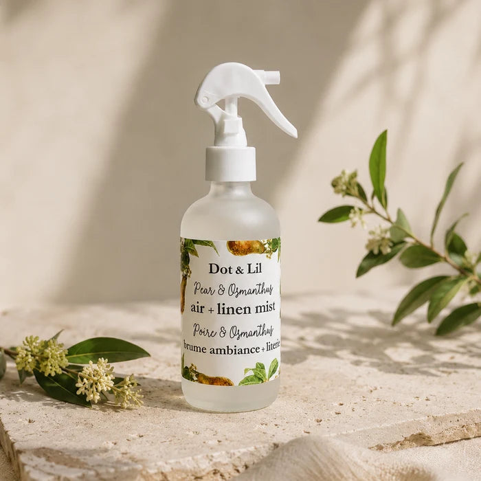 Pear & Osmanthus Room & Linen Spray – Dot & Lil