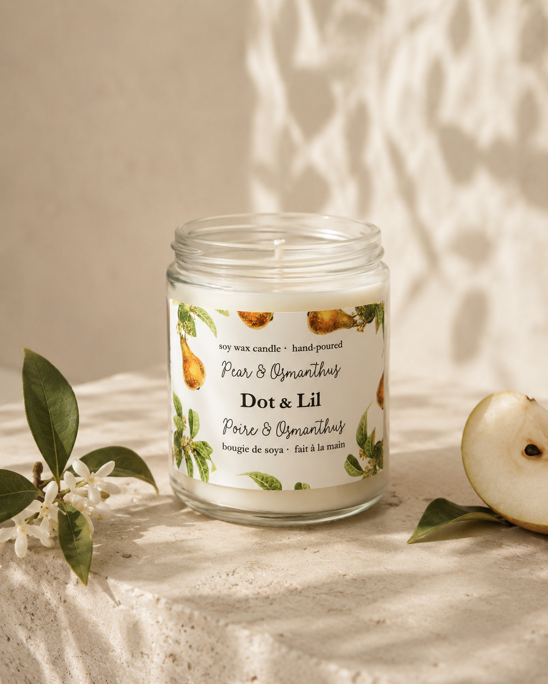 Pear & Osmanthus Candle - Dot & Lil