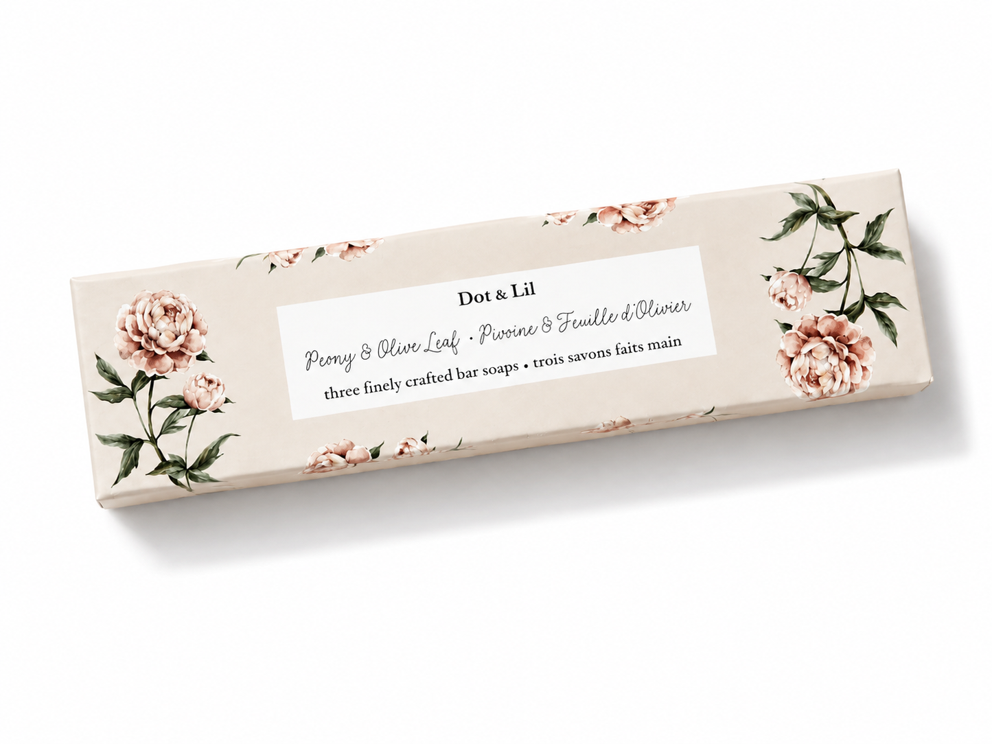 Peony & Olive Leaf Soap Trio Gift Set – Dot & Lil