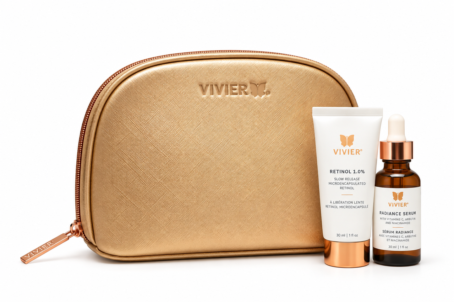 Duo de Référence – Sérum Éclat + Rétinol 1,0 % – Vivier