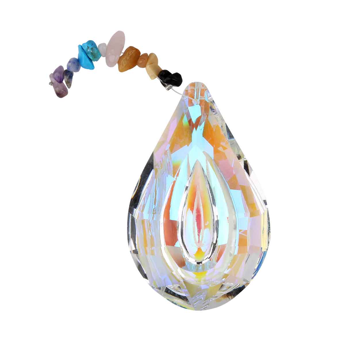 Load image into Gallery viewer, Relaxus - Chakra Crystal Prism Suncatcher
