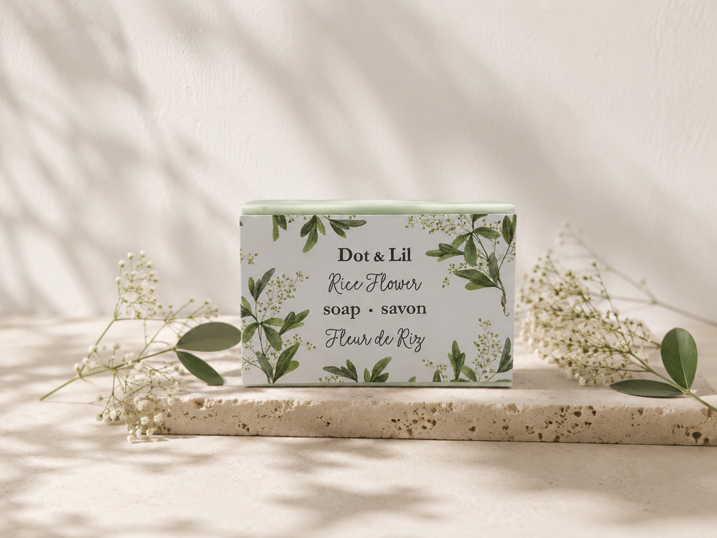 Savon en Bar Fleur de Riz – Dot & Lil 