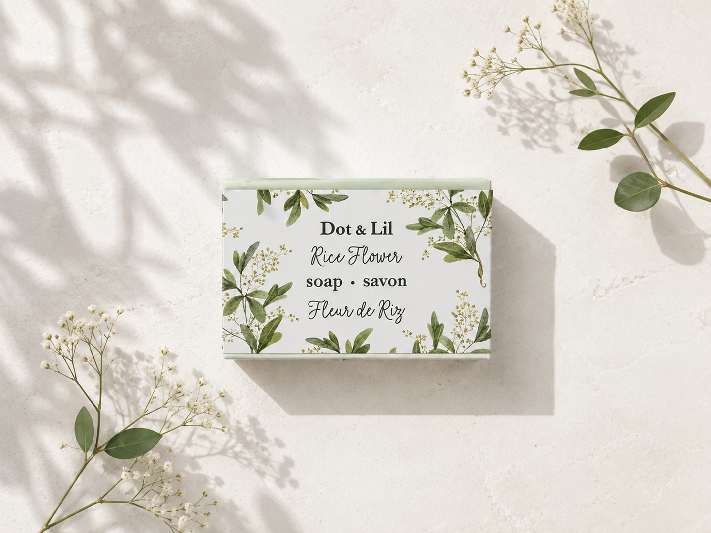 Savon en Bar Fleur de Riz – Dot & Lil 