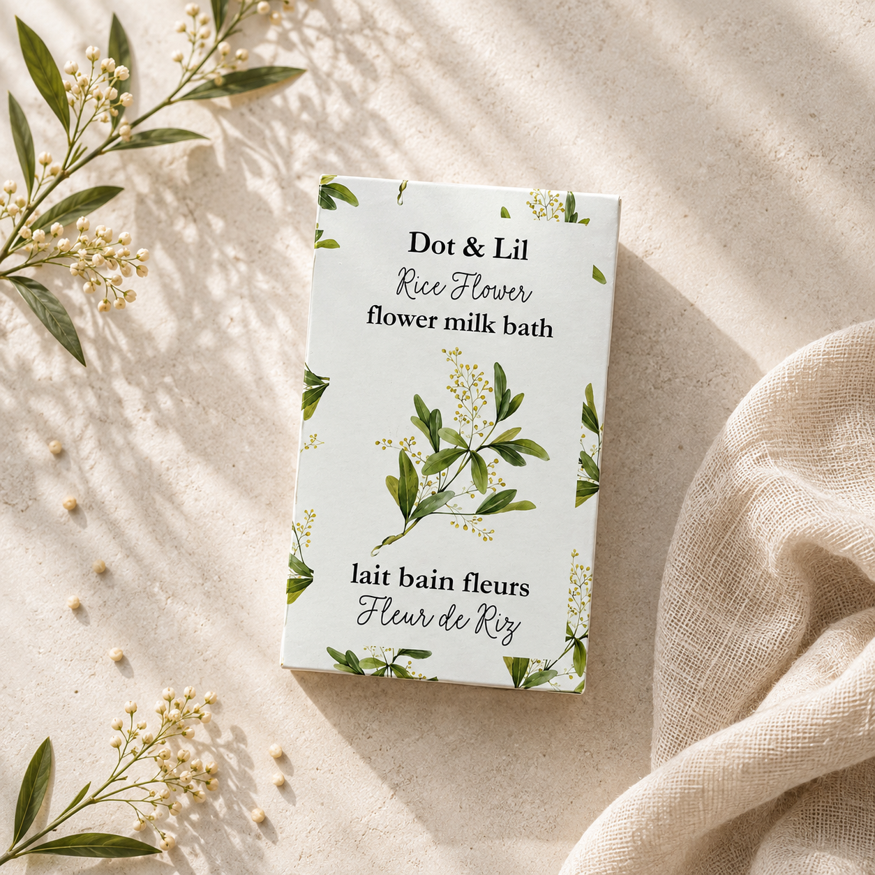 Rice Flower Bath Milk Sachet – Dot & Lil