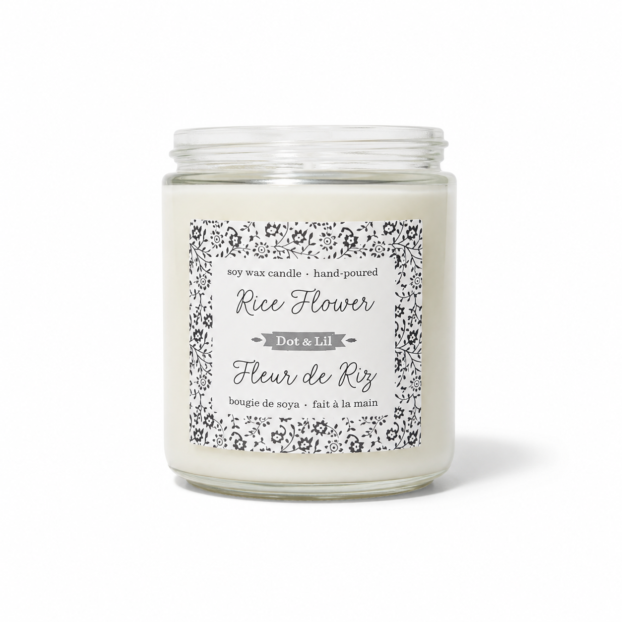 Rice Flower Candle - Dot & Lil