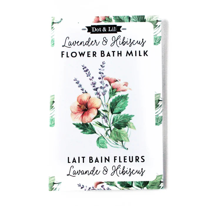 Dot & Lil - Sachet lait bain Lavande & Hibiscus