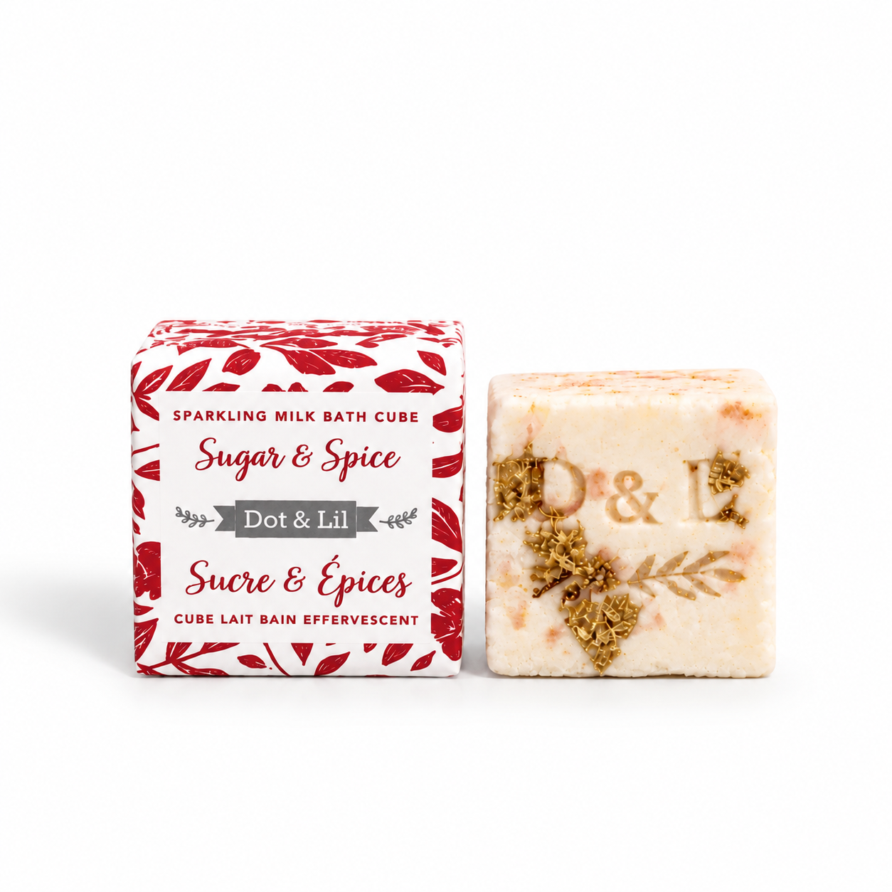 Cube Lait de Bain Sucre & Épices – Dot & Lil