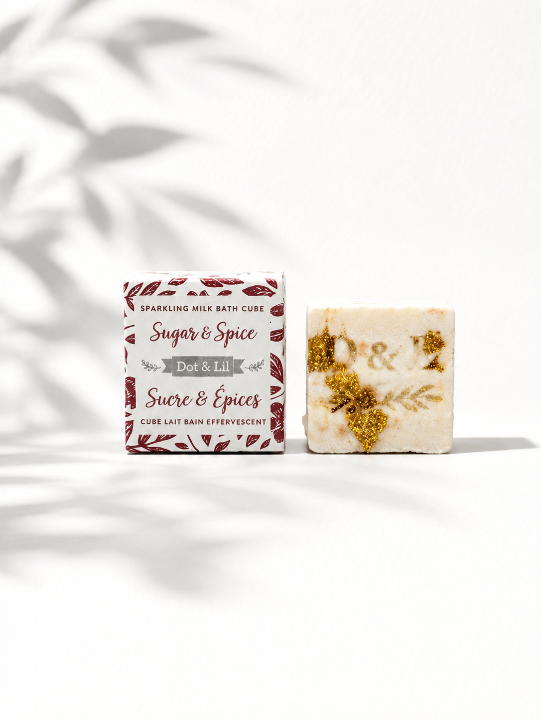 Cube Lait de Bain Sucre & Épices – Dot & Lil