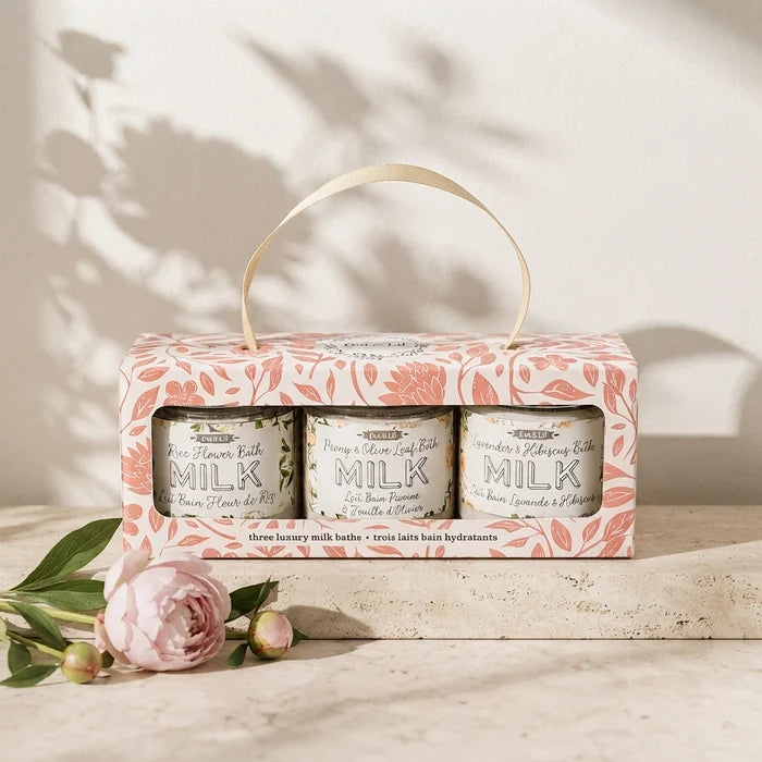 Floral Bath Milk Gift Set – Dot & Lil