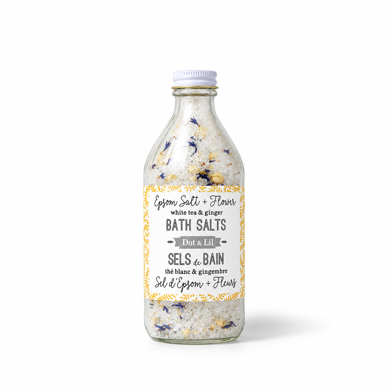 White Tea & Ginger Bath Salt - Dot & Lil