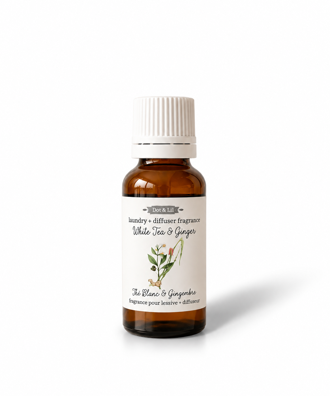 Essence parfumée pour la maison – Thé blanc & gingembre
