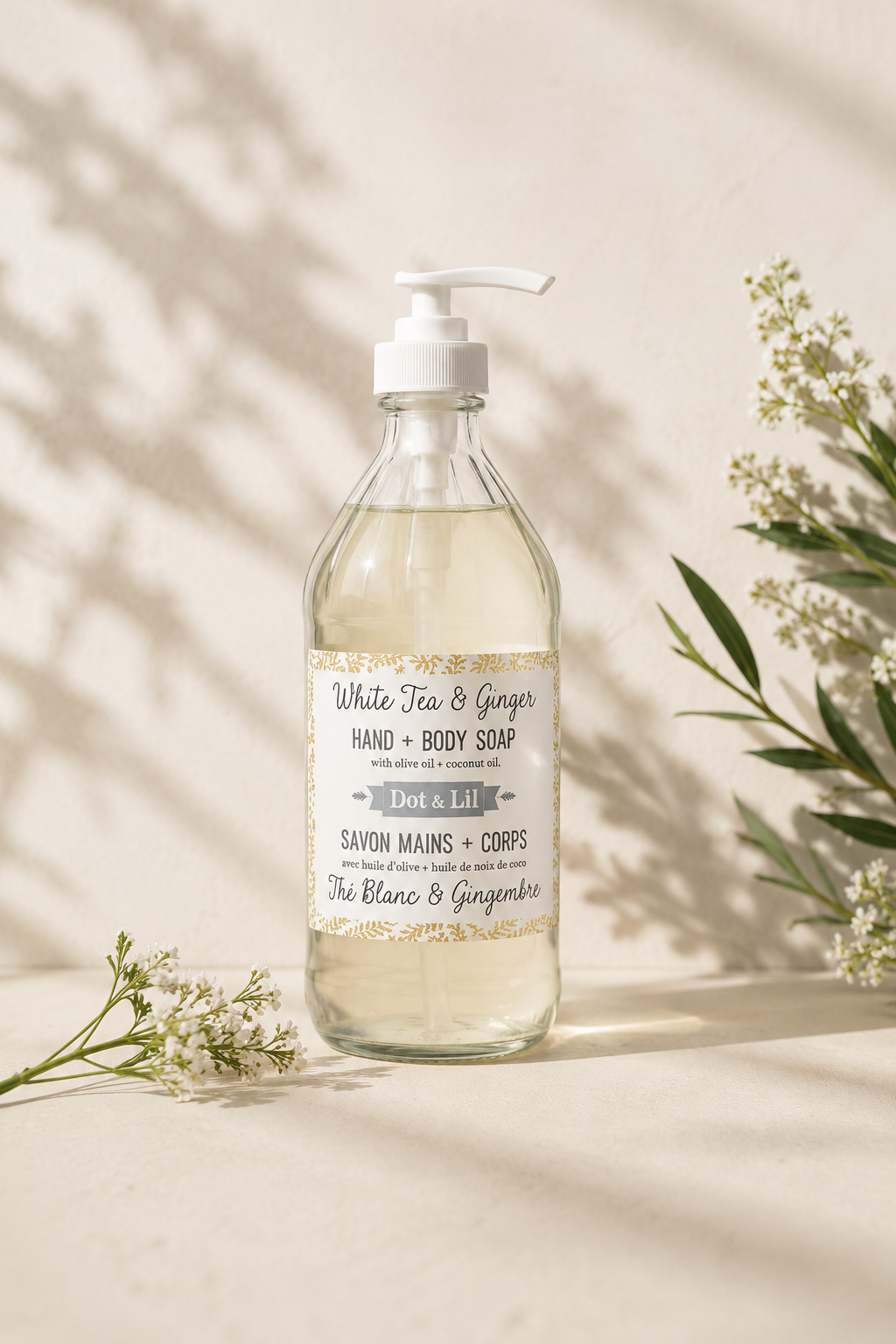 Liquid Soap White Tea & Ginger – Dot & Lil