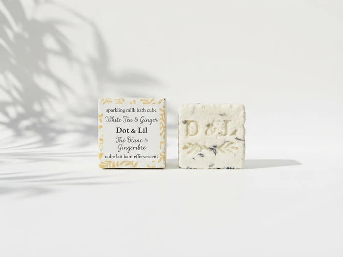 White Tea & Ginger Bath Cube – Dot & Lil