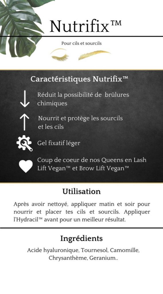 NUTRIFIX Fixateur pour les sourcils végétalien