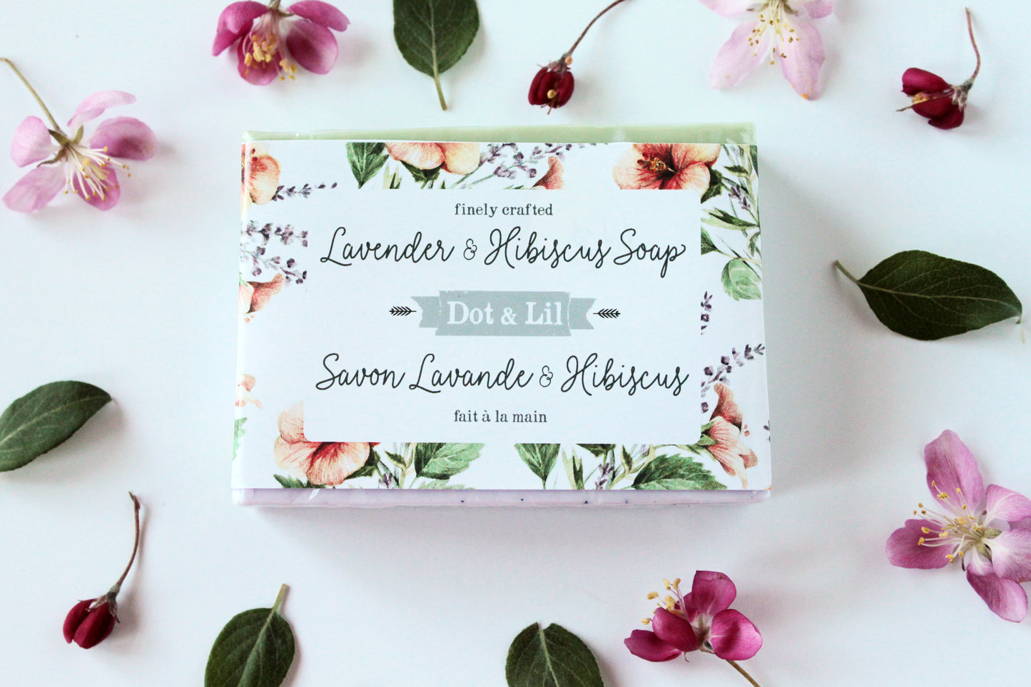 Load image into Gallery viewer, Dot &amp;amp; Lil – Soap – Lavender &amp;amp; Hibiscus
