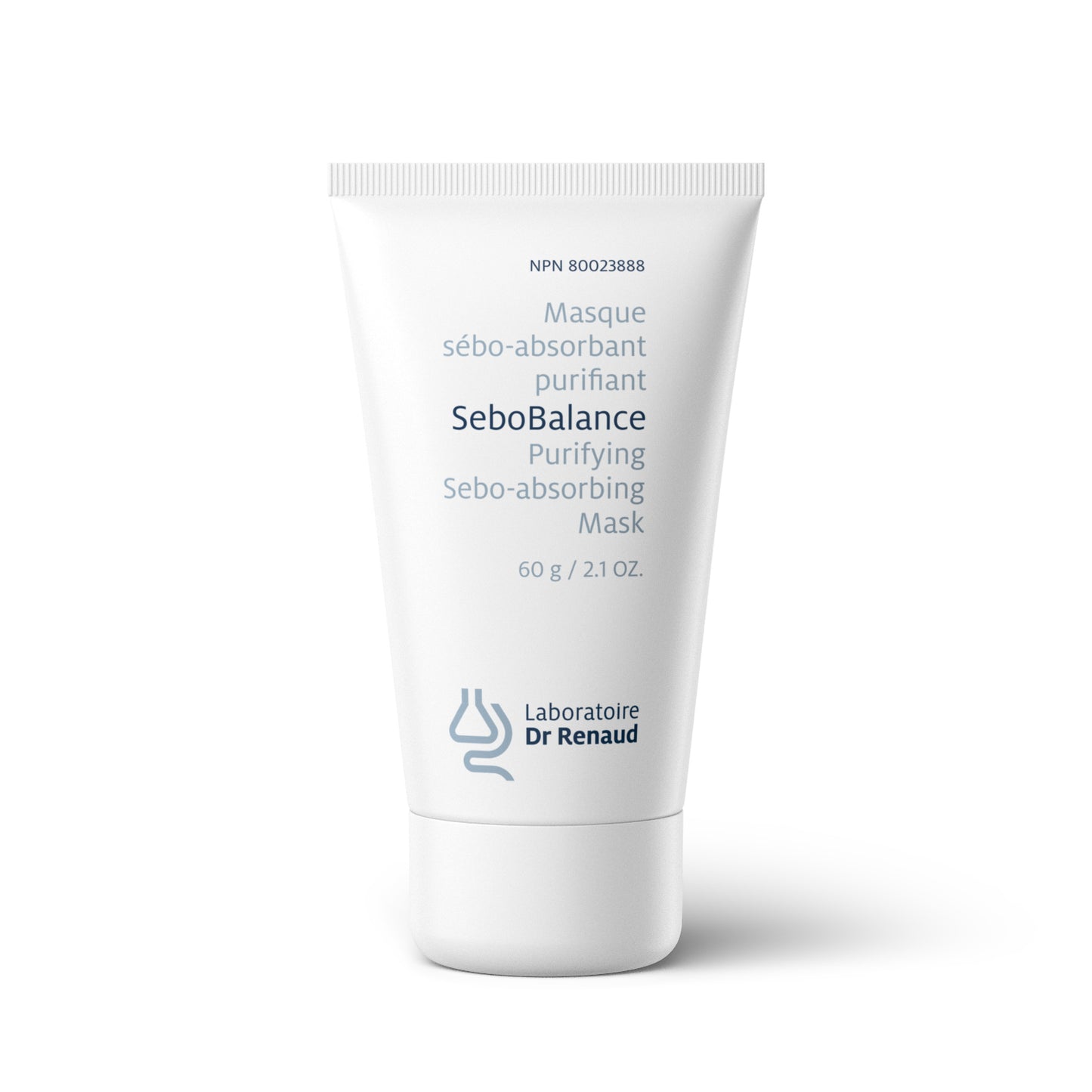 Laboratoire Dr Renaud SeboBalance Purifying Mask tube on neutral background