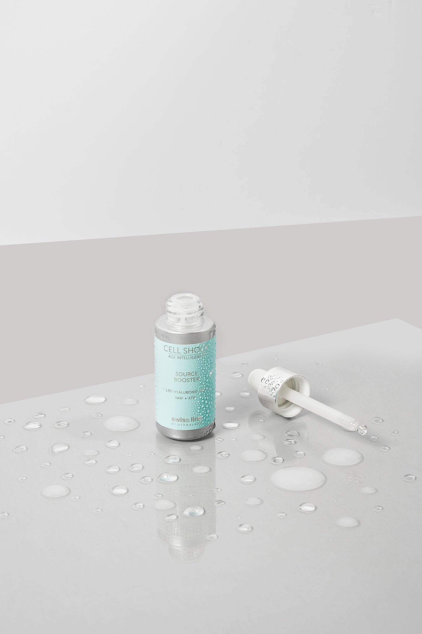 Swissline Source Booster 1.5% Hyaluronic Acid 20ml glass bottle