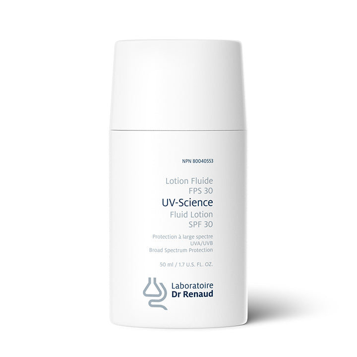 Laboratoire Dr Renaud UV-Science SPF 30 Fluid Lotion bottle