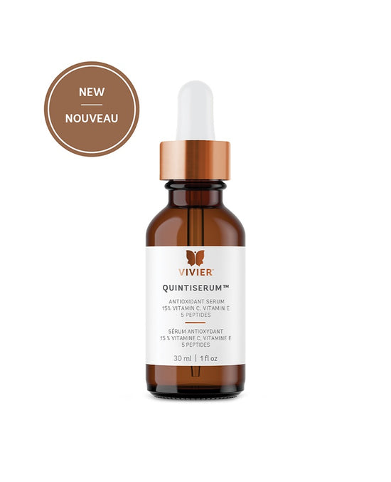 Vivier QuintiSerum bottle with dropper displayed on a neutral background